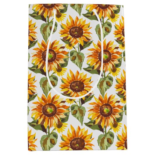 Sonnenblume Mittlere Geschenktüte (Vorderseite)