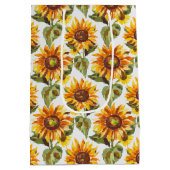 Sonnenblume Mittlere Geschenktüte (Rückseite)