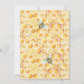 Sonnenblume Mommy to Bee Baby Dusche Einladung (Rückseite)