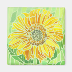 Sonnenblume Mosaic Magnet