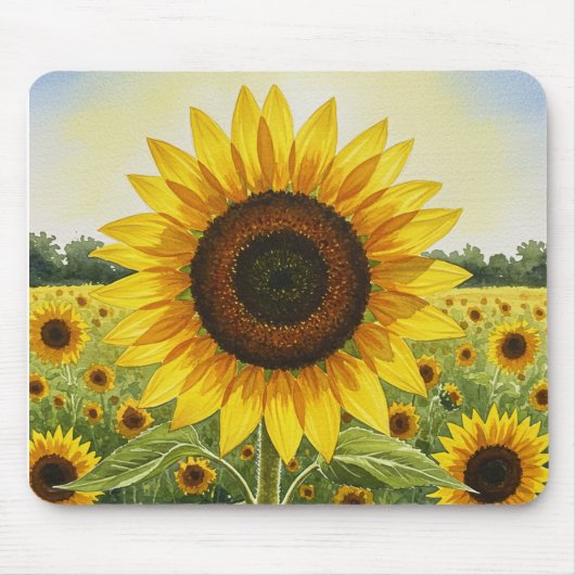 Sonnenblume Mousepad (Vorne)