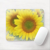 Sonnenblume Mousepad (Mit Mouse)