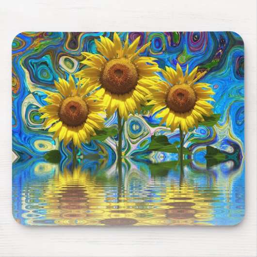 Sonnenblume Mousepad (Vorne)