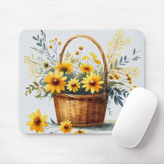 Sonnenblume Mousepad (Mit Mouse)