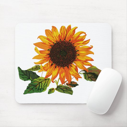 Sonnenblume Mousepad (Mit Mouse)