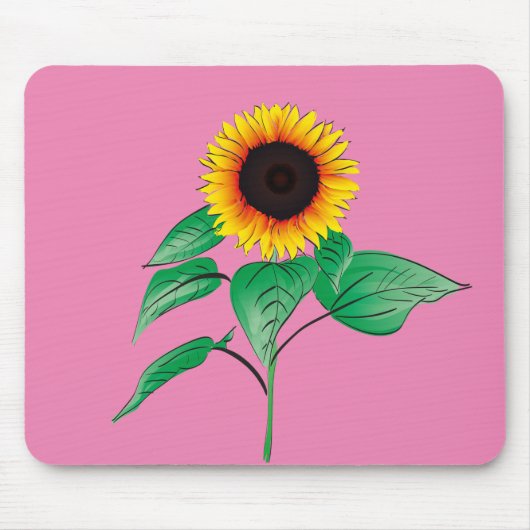 Sonnenblume Mousepad (Vorne)