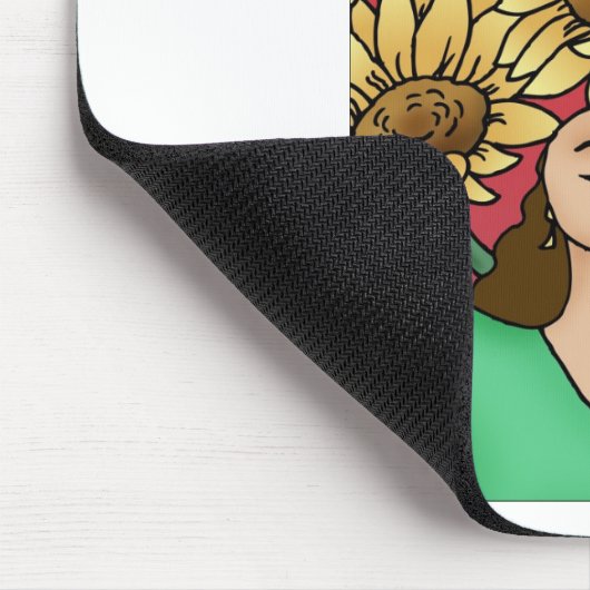Sonnenblume Mousepad (Ecke)