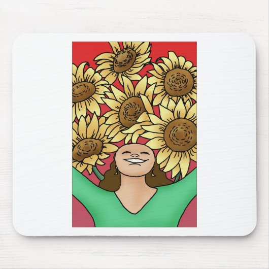Sonnenblume Mousepad (Vorne)