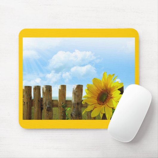 Sonnenblume Mousepad (Mit Mouse)