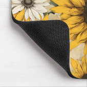 Sonnenblume Mousepad (Ecke)