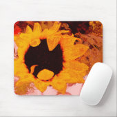 Sonnenblume Mousepad (Mit Mouse)