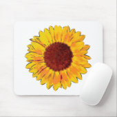 Sonnenblume Mousepad (Mit Mouse)