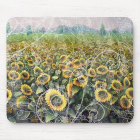 Sonnenblume Mousepad (Vorne)
