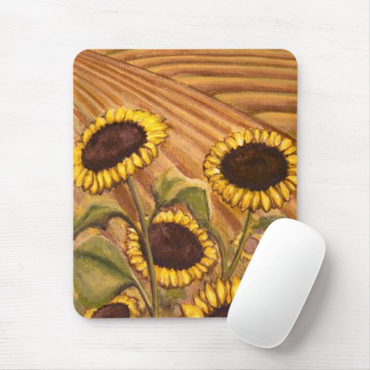 Sonnenblume Mousepad Schöne Gelbe Blume Geschenke (Mit Mouse)