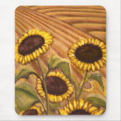 Sonnenblume Mousepad Schöne Gelbe Blume Geschenke (Vorne)