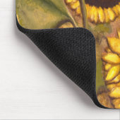 Sonnenblume Mousepad Schöne Gelbe Blume Geschenke (Ecke)