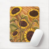 Sonnenblume Mousepad Schöne Gelbe Blume Geschenke (Mit Mouse)