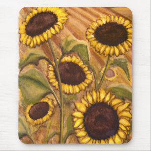 Sonnenblume Mousepad Schöne Gelbe Blume Geschenke