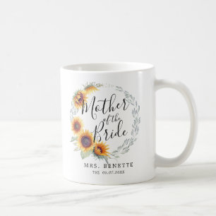 Sonnenblume Mutter der Braut Kaffeetasse