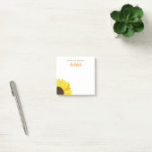 Sonnenblume nach Maß Post-it Klebezettel (Büro)