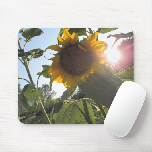Sonnenblume nach unten mousepad (Mit Mouse)