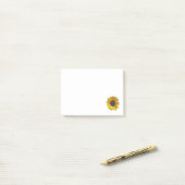 Sonnenblume Nachhinweise Post-it Klebezettel (Auf Schreibtisch)