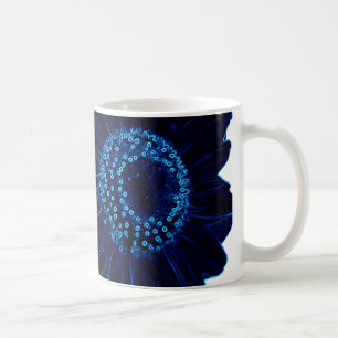 Sonnenblume nachts kaffeetasse