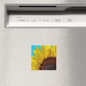 Sonnenblume nah-up-Magnet Magnet (In Situ (Geschirrspüler))