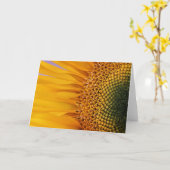 Sonnenblume-Nahaufnahme-Gruß-Karte (freier Raum Karte (Gelbe Blume)