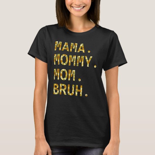 Sonnenblume Nahtlose Mama Mama Mommy Bruh Boy Mama T-Shirt (Vorderseite)