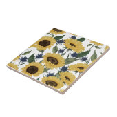 Sonnenblume Nahtloses Muster Fliese (Seite)