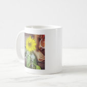 Sonnenblume neun am Nachmittag Kaffeetasse (Vorderseite Links)