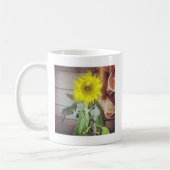 Sonnenblume neun am Nachmittag Kaffeetasse (Links)