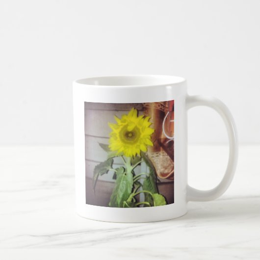 Sonnenblume neun am Nachmittag Kaffeetasse (Rechts)