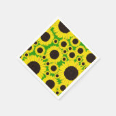 Sonnenblume-niedliche 1. serviette (Ecke)