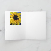 Sonnenblume notecard karte (Innenseite)