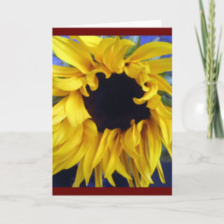 Sonnenblume notecard karte