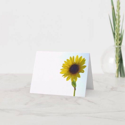 Sonnenblume Notecard Karte (Vorderseite)