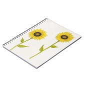 Sonnenblume Notizblock (Linke Seite)