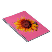 Sonnenblume Notizblock (Rechte Seite)