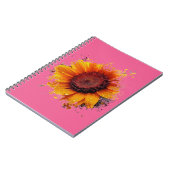 Sonnenblume Notizblock (Linke Seite)
