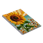 Sonnenblume Notizblock (Rechte Seite)