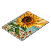 Sonnenblume Notizblock (Linke Seite)