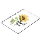 Sonnenblume Notizblock (Linke Seite)