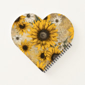 Sonnenblume Notizblock (Rückseite)