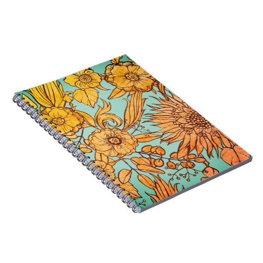 Sonnenblume Notizblock (Rechte Seite)