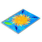 Sonnenblume Notizblock (Linke Seite)