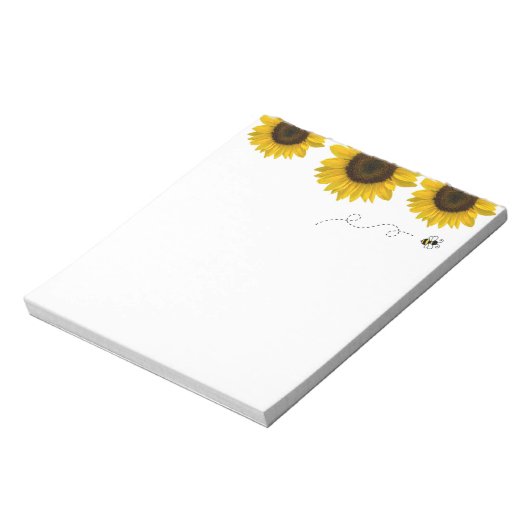 Sonnenblume Notizblock (Rotiert)
