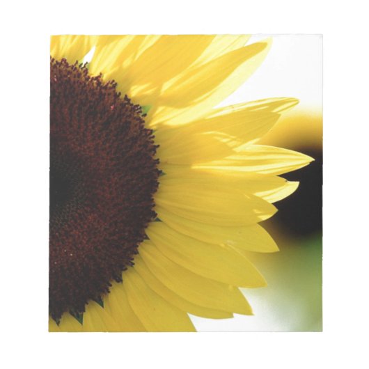 Sonnenblume Notizblock (Vorderseite)