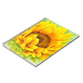 Sonnenblume Notizblock (Linke Seite)